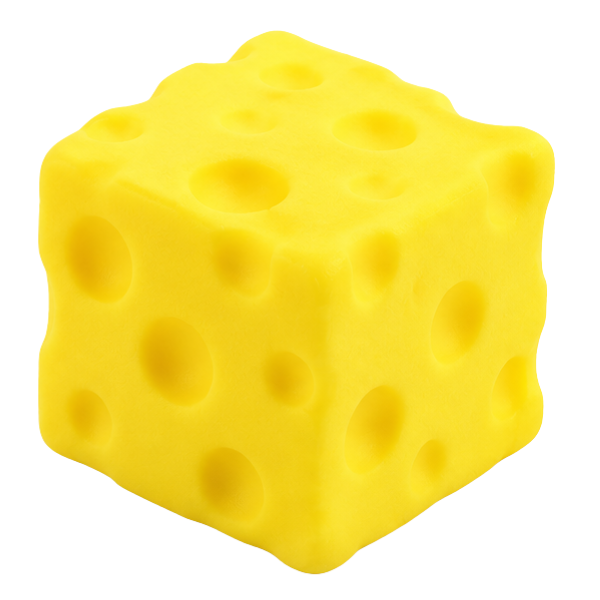 Jucărie antistres „Cașcaval” cu aromă de patiserie dulce, 5 × 5 × 5 cm Jucărie antistres „Cașcaval” cu aromă de patiserie dulce, 5 × 5 × 5 cm