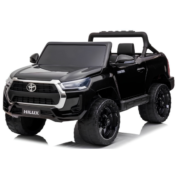 Машина Toyota Hilux, Аккумулятор 12V/14Ah, 4 мотора 45W, EVA колеса, кожаное сидение Машина Toyota Hilux, Аккумулятор 12V/14Ah, 4 мотора 45W, EVA колеса, кожаное сидение