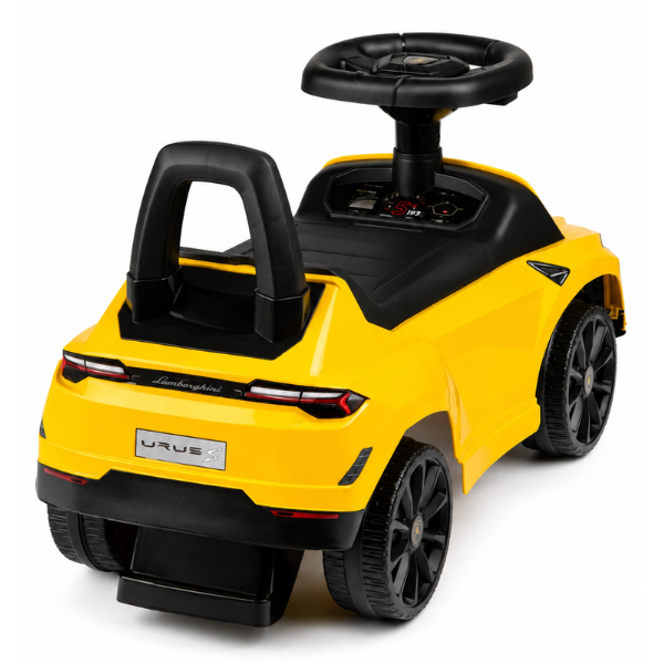 Tolocar „Lamborghini Urus S” pentru copii, cu volan muzical, Galbenă Tolocar „Lamborghini Urus S” pentru copii, cu volan muzical, Galbenă