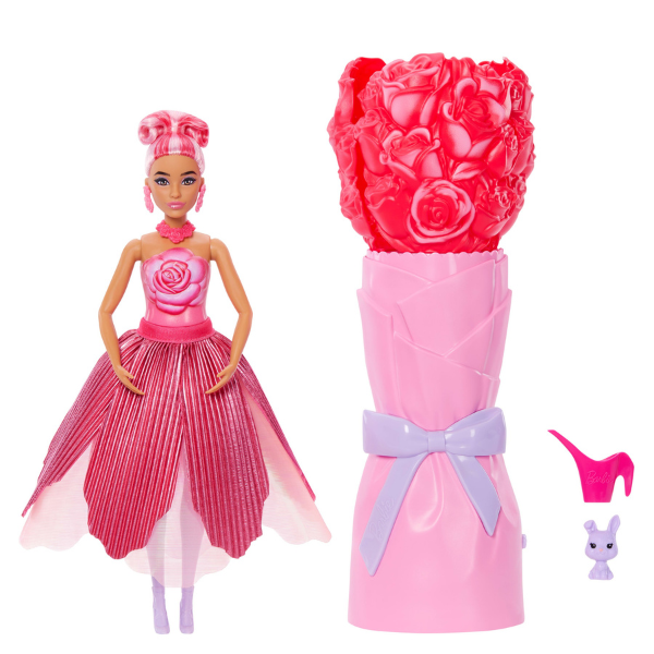 Кукла Barbie Petal Pop с ароматом красной розы Кукла Barbie Petal Pop с ароматом красной розы