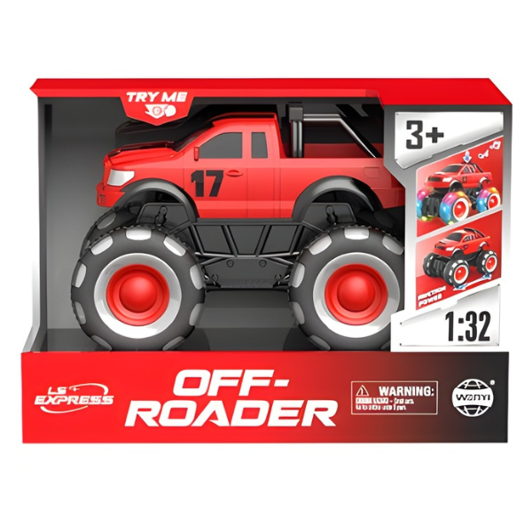 1:32 Monster Truck cu inerție (lumină/sunet) 1:32 Monster Truck cu inerție (lumină/sunet)