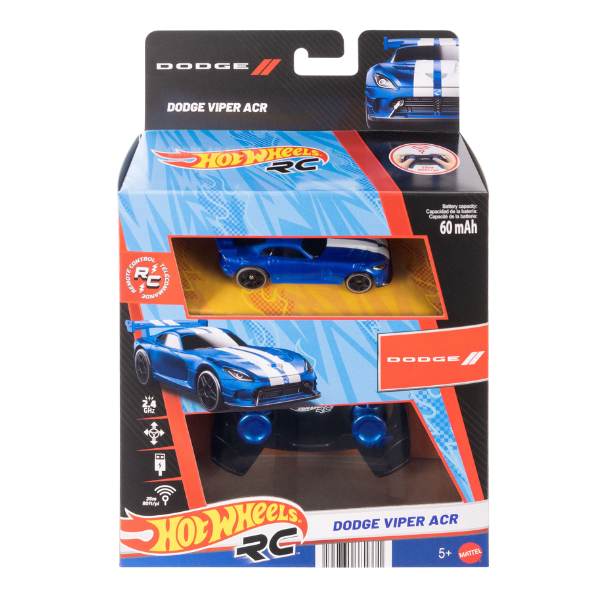 Радиоуправляемая машинка Hot Wheels RC Dodge Viper ACR, 1:64 Радиоуправляемая машинка Hot Wheels RC Dodge Viper ACR, 1:64