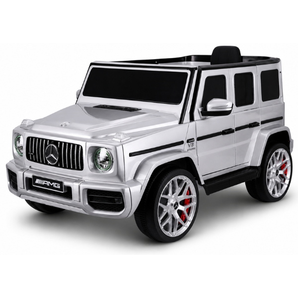 Машина Mercedes-AMG G63, Аккумулятор 12V7AH, 2 мотора 35W, EVA колеса, кожаные сидения Машина Mercedes-AMG G63, Аккумулятор 12V7AH, 2 мотора 35W, EVA колеса, кожаные сидения