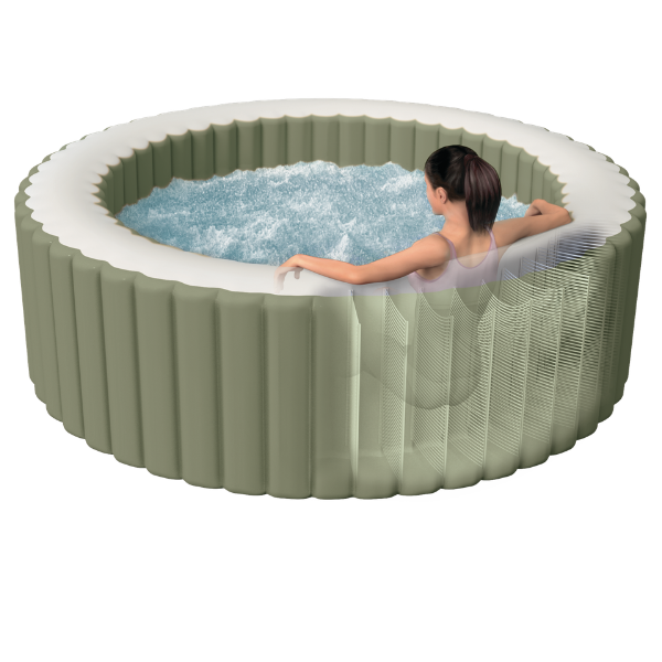 INTEX Jacuzzi SPA gonflabil “Bubble Massage” 196х71 cm, 795L, 4 persoane, Oliv INTEX Jacuzzi SPA gonflabil “Bubble Massage” 196х71 cm, 795L, 4 persoane, Oliv