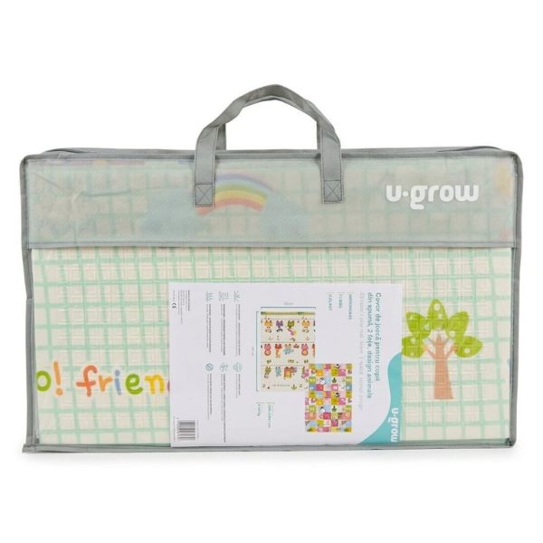 Covoras educativ cu 2 fete, impermeabil, cu animăluțe, 180 x 120 x 1 cm Covoras educativ cu 2 fete, impermeabil, cu animăluțe, 180 x 120 x 1 cm