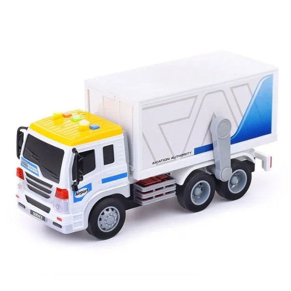 1:16 Vehicul de serviciu aeroportuar cu fricțiune (lumini /sunete) 1:16 Vehicul de serviciu aeroportuar cu fricțiune (lumini /sunete)