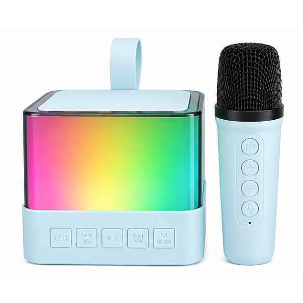 #01 Boxă karaoke cu un singur microfon, 4 culori #01 Boxă karaoke cu un singur microfon, 4 culori