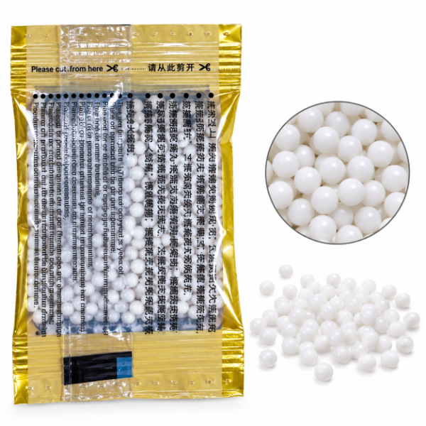 #01 Bile din hidrogel pentru blaster, 7–8 mm, 500 buc, albe