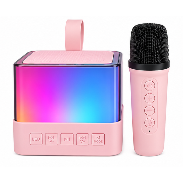 #01 Boxă karaoke cu un singur microfon, 4 culori #01 Boxă karaoke cu un singur microfon, 4 culori