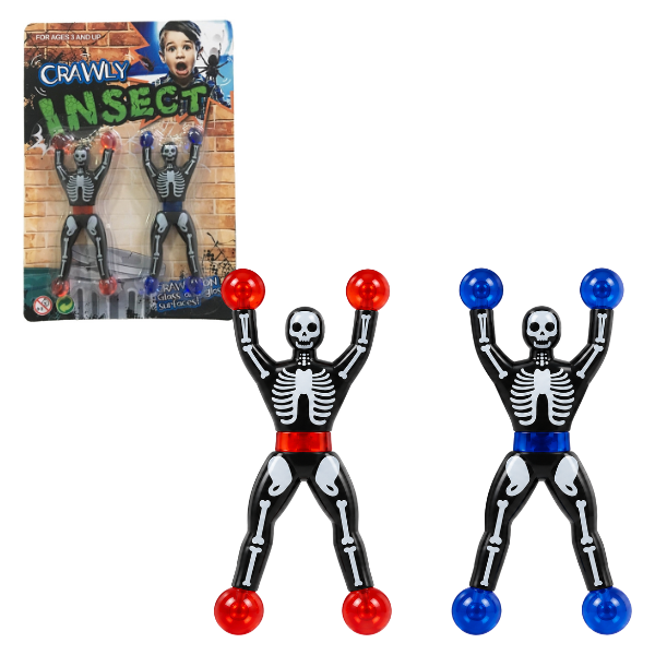 #01 Figurine lipicioase „Schelete” pentru geam, 2 buc.