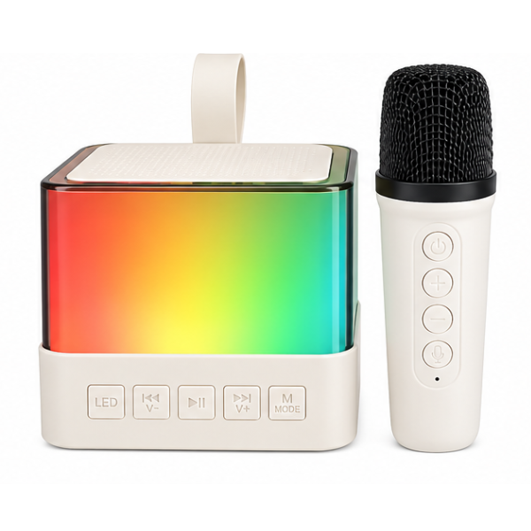 #01 Boxă karaoke cu un singur microfon, 4 culori #01 Boxă karaoke cu un singur microfon, 4 culori