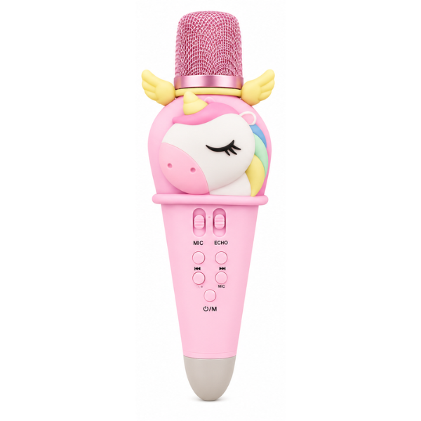 #01 Microfon karaoke pentru copii „Unicorn”, 21 cm, 3 culori #01 Microfon karaoke pentru copii „Unicorn”, 21 cm, 3 culori