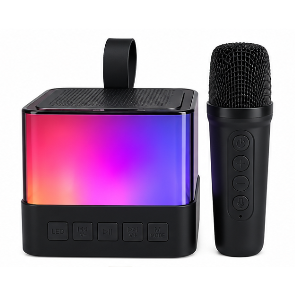 #01 Boxă karaoke cu un singur microfon, 4 culori #01 Boxă karaoke cu un singur microfon, 4 culori