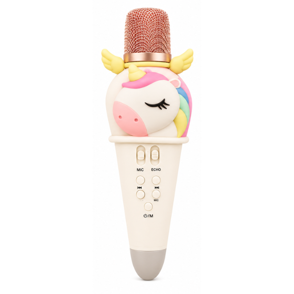 #01 Microfon karaoke pentru copii „Unicorn”, 21 cm, 3 culori #01 Microfon karaoke pentru copii „Unicorn”, 21 cm, 3 culori