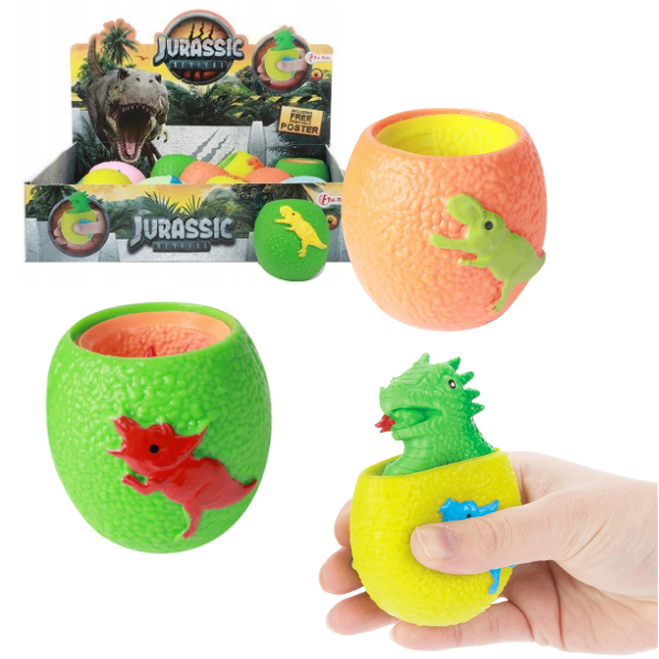 Jucărie antistres „Ou cu dinozaur” — World of Dinosaurs (as.)