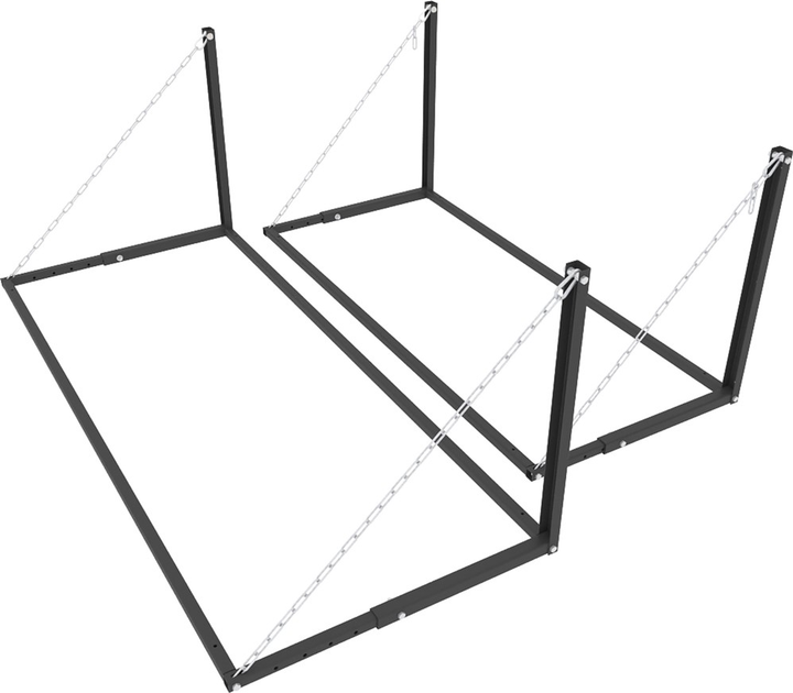 Raft pentru roți din metal vopsit Nex Home 500x1100x550 mm, antracit Raft pentru roți din metal vopsit Nex Home 500x1100x550 mm, antracit
