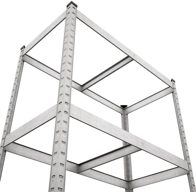 Raft metalic de depozitare Nex Budget 1600x800x400 mm, 4 rafturi MDF, galvanizat Raft metalic de depozitare Nex Budget 1600x800x400 mm, 4 rafturi MDF, galvanizat