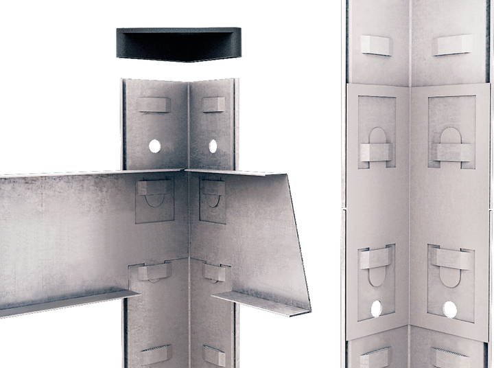 Raft metalic de depozitare Nex Budget 2200x1100x400 mm, 5 rafturi MDF, galvanizat Raft metalic de depozitare Nex Budget 2200x1100x400 mm, 5 rafturi MDF, galvanizat