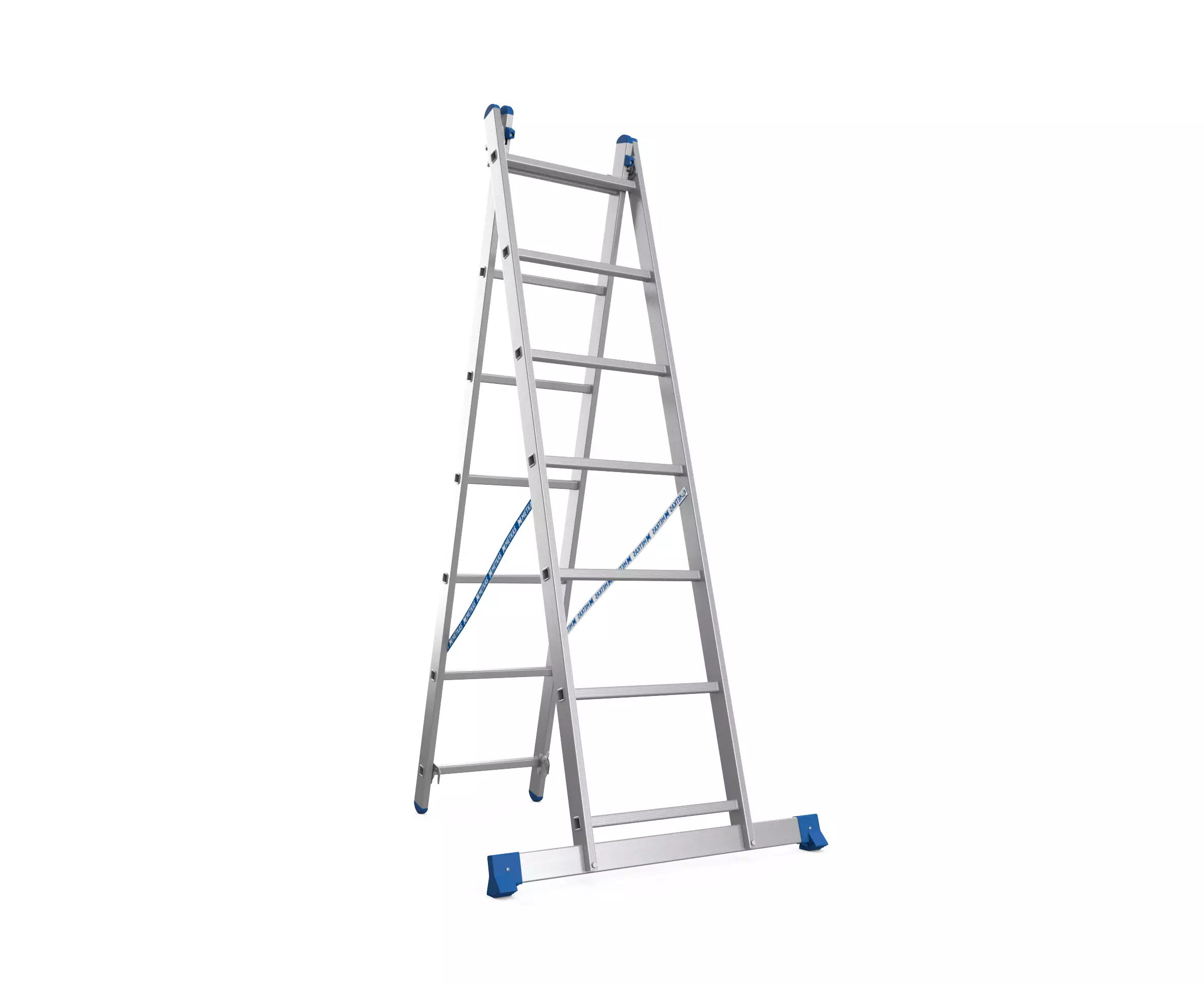 Scara Nex Home din aluminiu cu doua sectiuni 2x7 ( 2,81m) Scara Nex Home din aluminiu cu doua sectiuni 2x7 ( 2,81m)