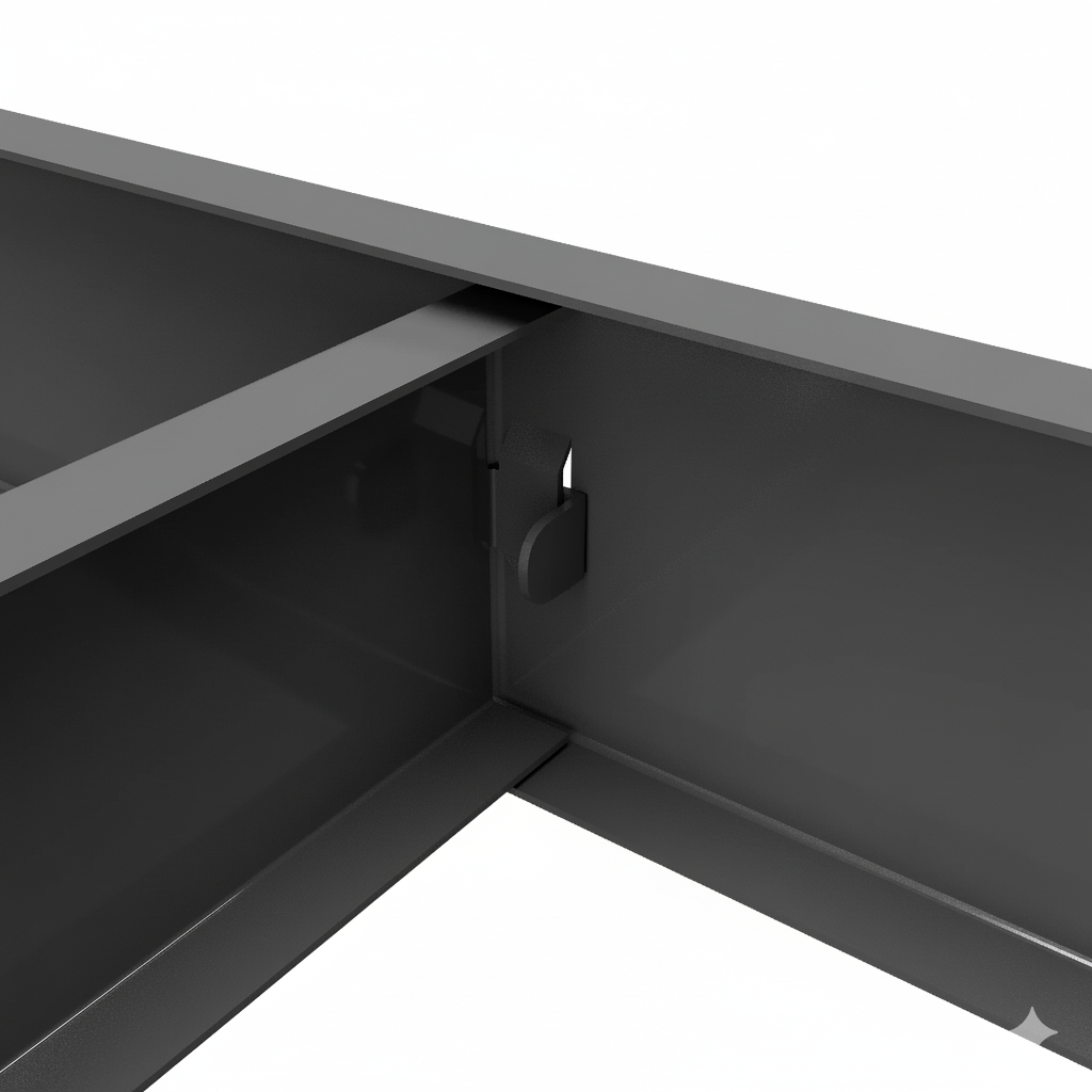 Raft metalic de depozitare Nex Standard 1800x900x400mm, 5 rafturi, MDF, antracit Raft metalic de depozitare Nex Standard 1800x900x400mm, 5 rafturi, MDF, antracit