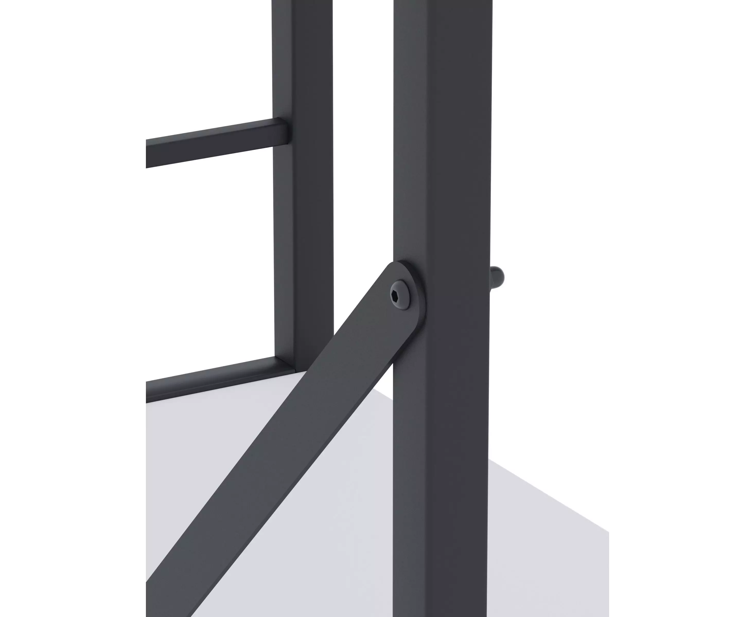 Raft metalic Nex Loft 900x800x400 mm, 3 rafturi, PAL, Anthracite/ White snow Raft metalic Nex Loft 900x800x400 mm, 3 rafturi, PAL, Anthracite/ White snow