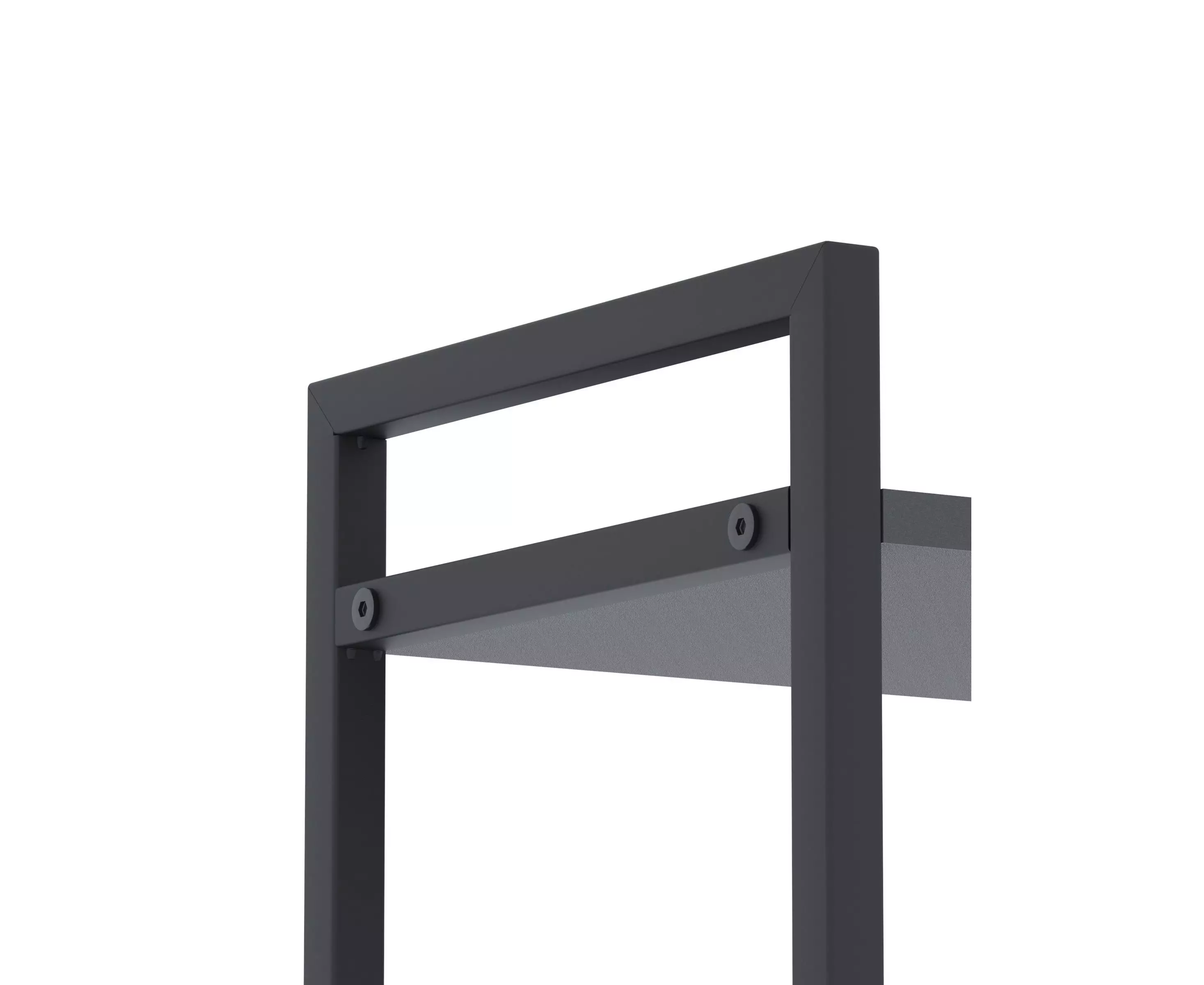 Cтеллаж Nex Loft 900x800x400 мм, 3 полки, ЛДСП, Антрацит/ Антрацит Cтеллаж Nex Loft 900x800x400 мм, 3 полки, ЛДСП, Антрацит/ Антрацит