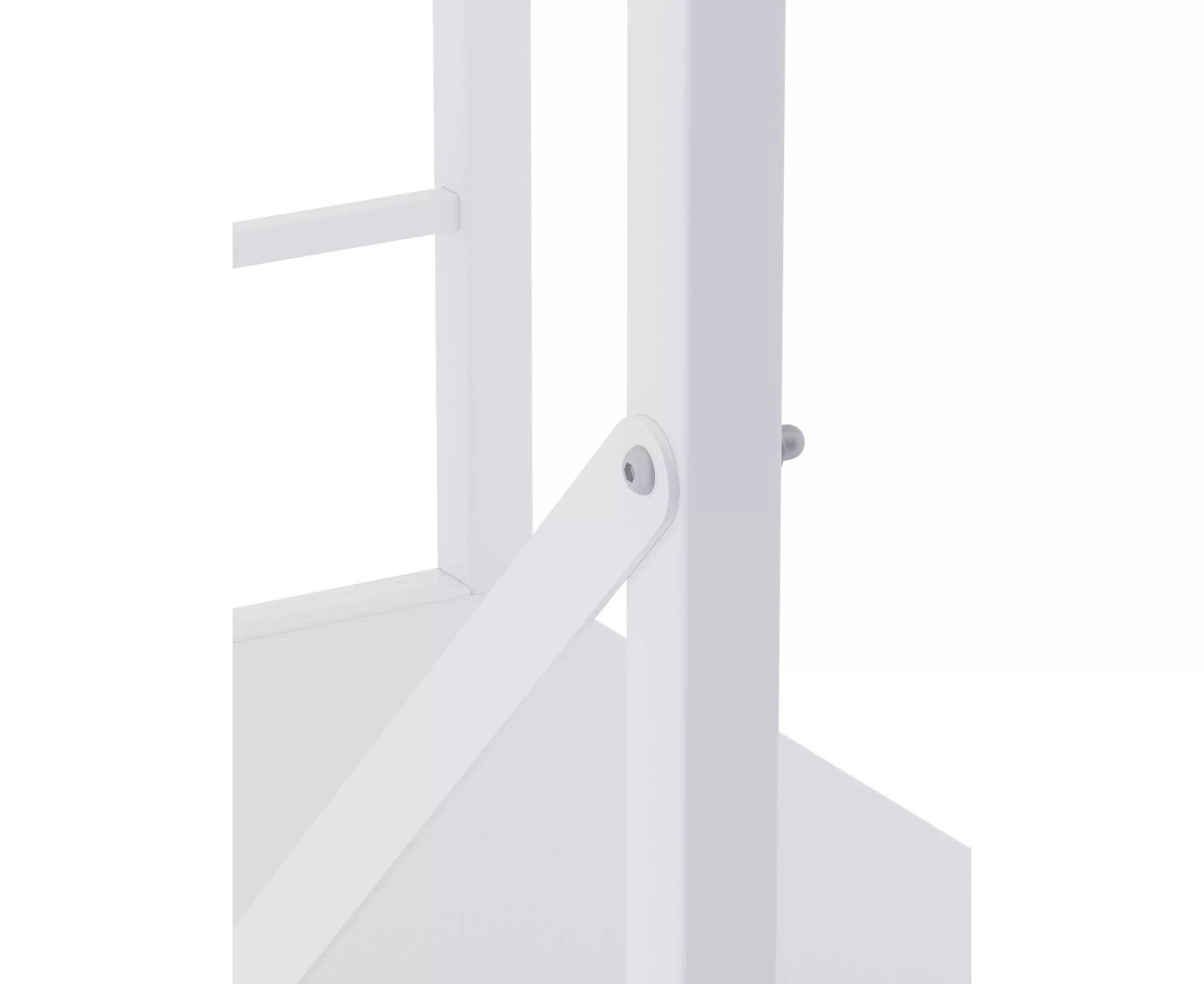 Raft metalic Nex Loft 1100x600x240 mm, 4 rafturi, PAL, White/ White snow Raft metalic Nex Loft 1100x600x240 mm, 4 rafturi, PAL, White/ White snow