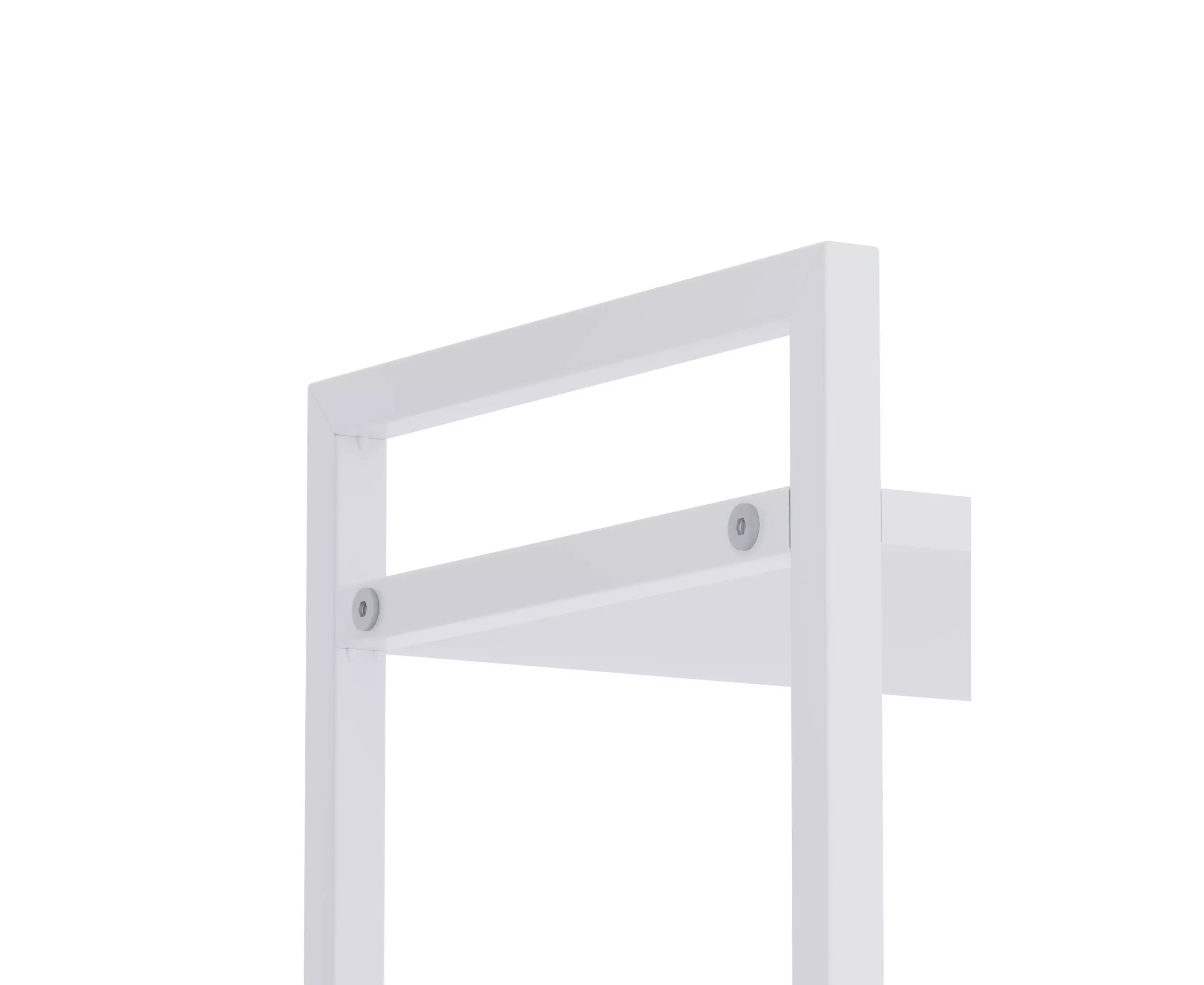 Металлическая полка Nex Loft 1700x800x350 мм, 5 полок, PAL, White/ White snow Металлическая полка Nex Loft 1700x800x350 мм, 5 полок, PAL, White/ White snow