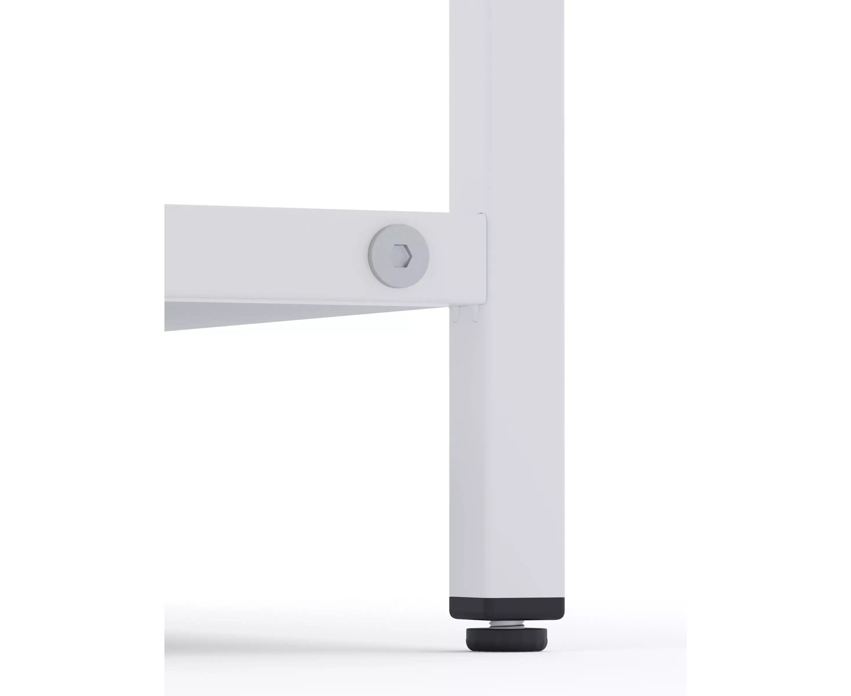 Металлическая полка Nex Loft 1700x800x350 мм, 5 полок, PAL, White/ White snow Металлическая полка Nex Loft 1700x800x350 мм, 5 полок, PAL, White/ White snow