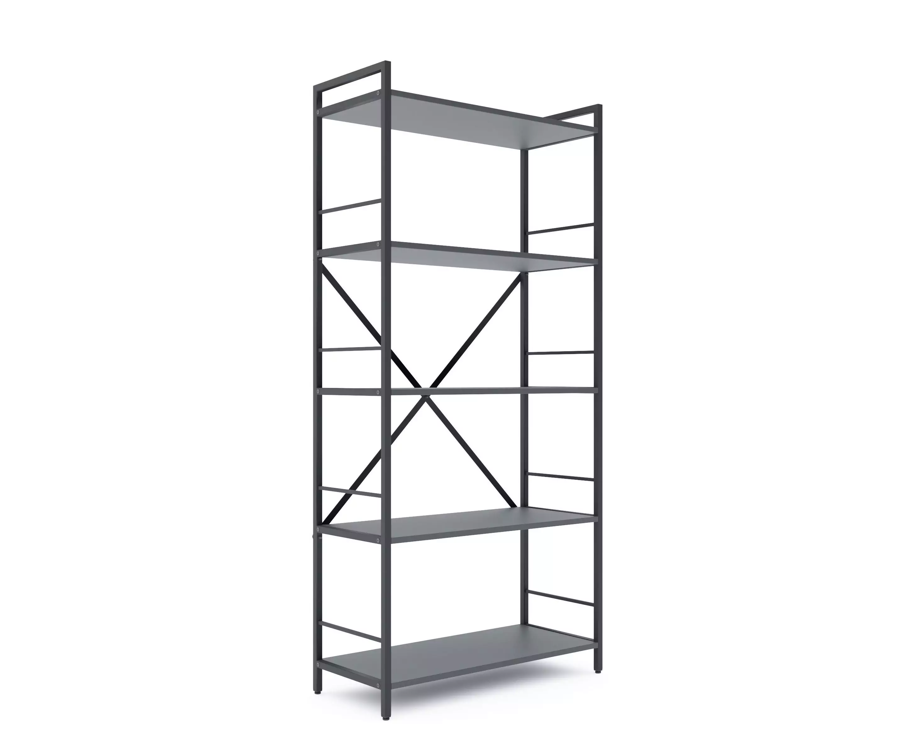 Raft metalic Nex Loft 1700x800x350 mm, 5 rafturi, PAL, Anthracite/ Anthracite Raft metalic Nex Loft 1700x800x350 mm, 5 rafturi, PAL, Anthracite/ Anthracite
