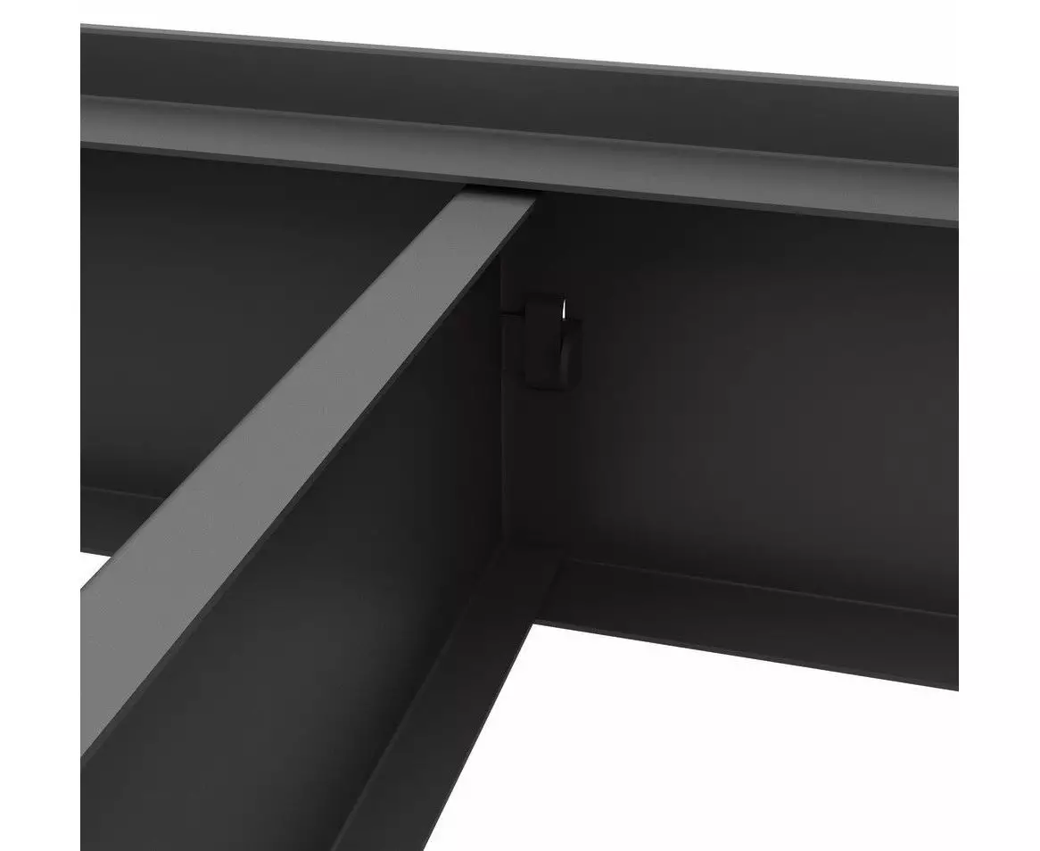Металлический стеллаж для хранения Nex Titan 1800x1200x400 мм, 4 полки МДФ, антрацит Металлический стеллаж для хранения Nex Titan 1800x1200x400 мм, 4 полки МДФ, антрацит