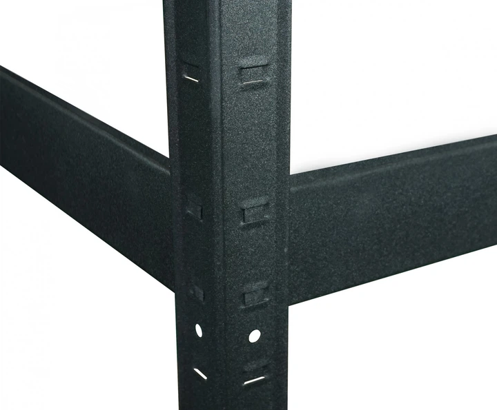 Raft metalic de depozitare Nex Budget 1800x400x400 mm, 5 rafturi MDF, antracit Raft metalic de depozitare Nex Budget 1800x400x400 mm, 5 rafturi MDF, antracit