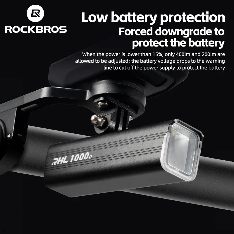 Lanterna frontala pentru bicicleta ROCKBROS 1000LM - 24710010001 Lanterna frontala pentru bicicleta ROCKBROS 1000LM - 24710010001