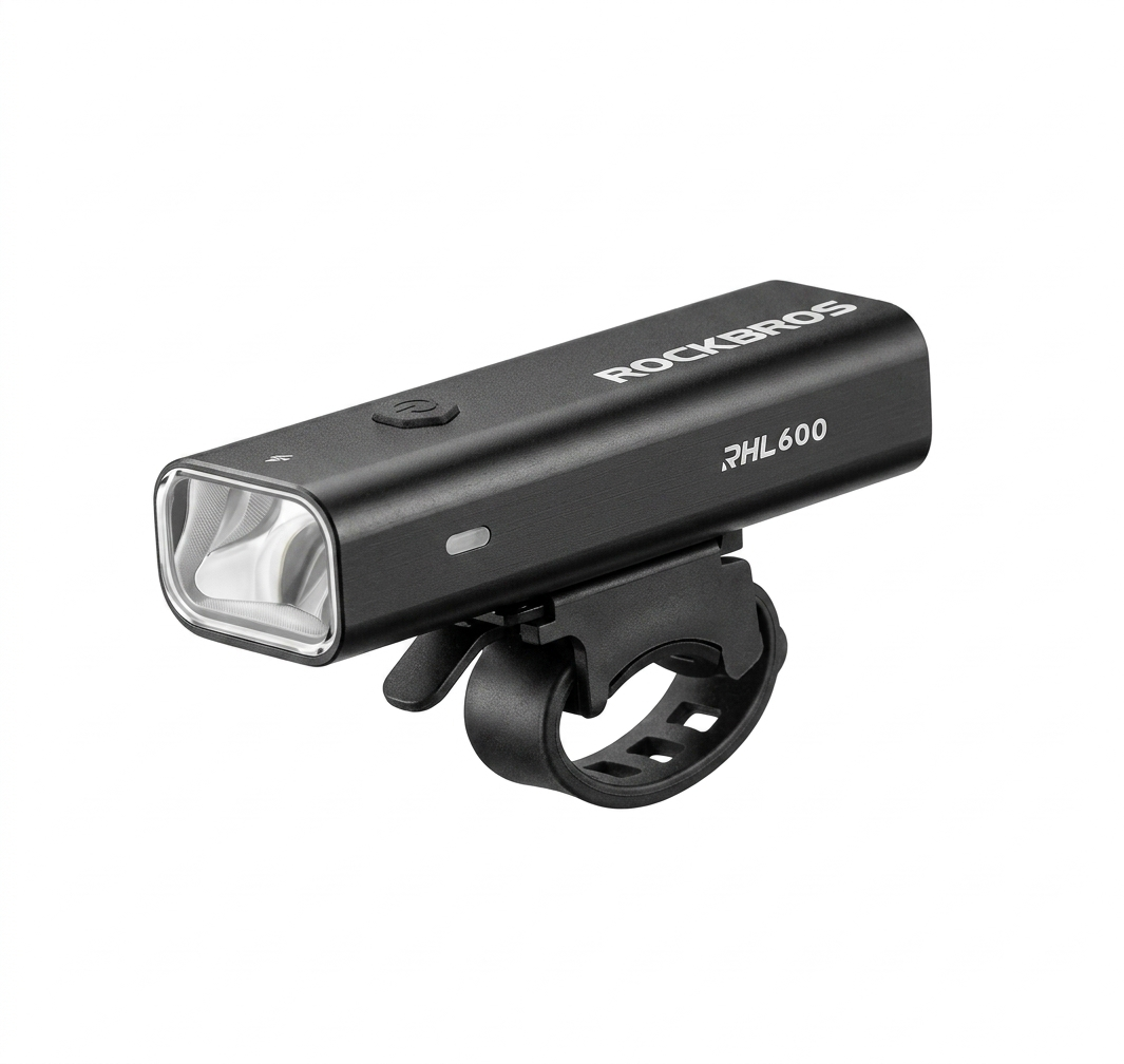 Lanterna frontala pentru bicicleta ROCKBROS 600LM, negru - 24710002001 Lanterna frontala pentru bicicleta ROCKBROS 600LM, negru - 24710002001