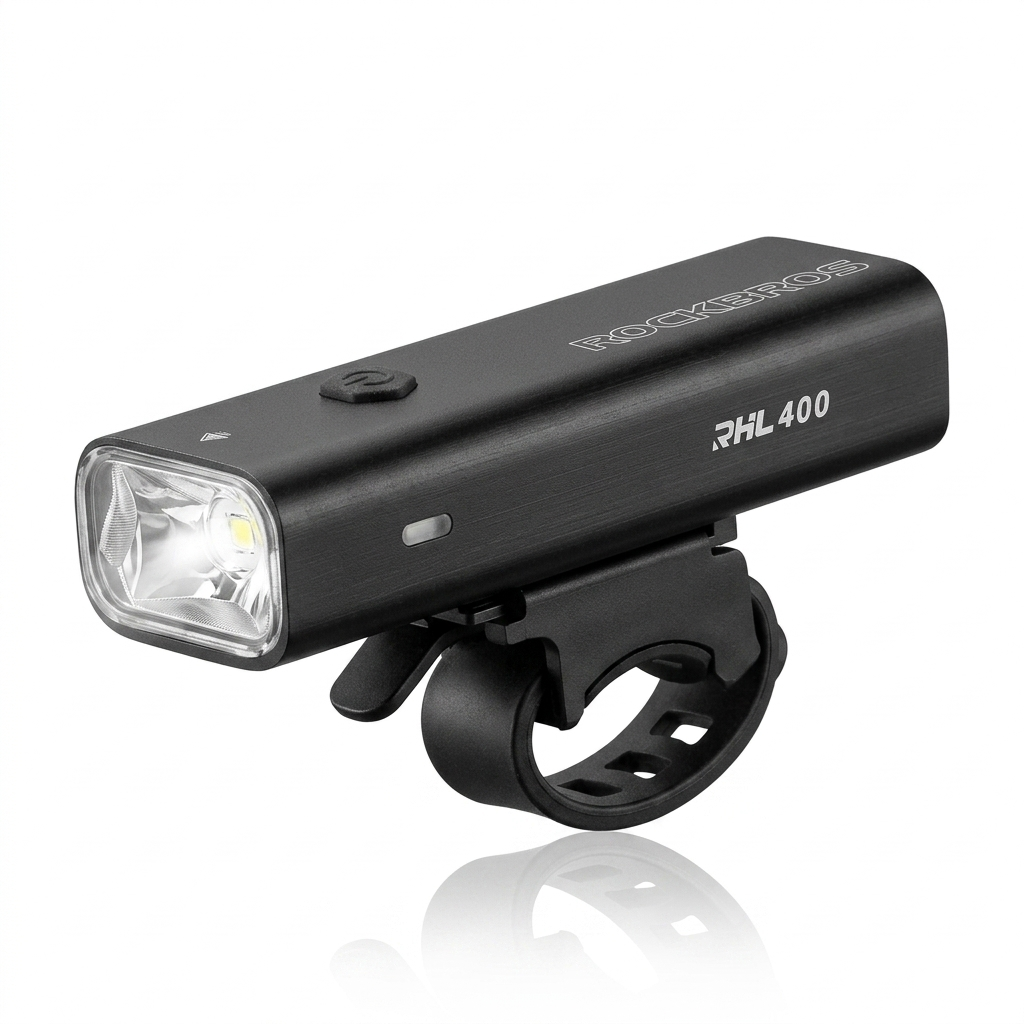 Lanterna frontala pentru bicicleta ROCKBROS 400LM - 24310006001 Lanterna frontala pentru bicicleta ROCKBROS 400LM - 24310006001