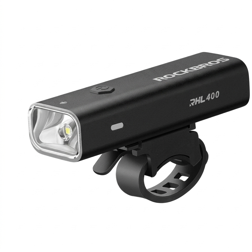 Lanterna frontala pentru bicicleta ROCKBROS 400LM - 24310006001 Lanterna frontala pentru bicicleta ROCKBROS 400LM - 24310006001