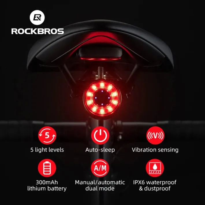 Задний фонарь для велосипеда ROCKBROS Q1 - Q1MAX Задний фонарь для велосипеда ROCKBROS Q1 - Q1MAX