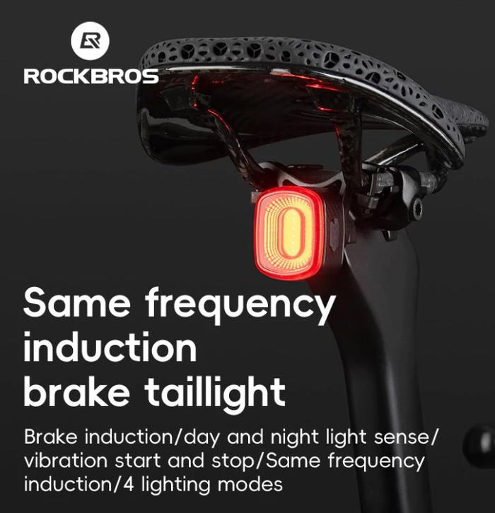 Lanterna spate pentru bicicleta ROCKBROS R2 - 24720009001 Lanterna spate pentru bicicleta ROCKBROS R2 - 24720009001