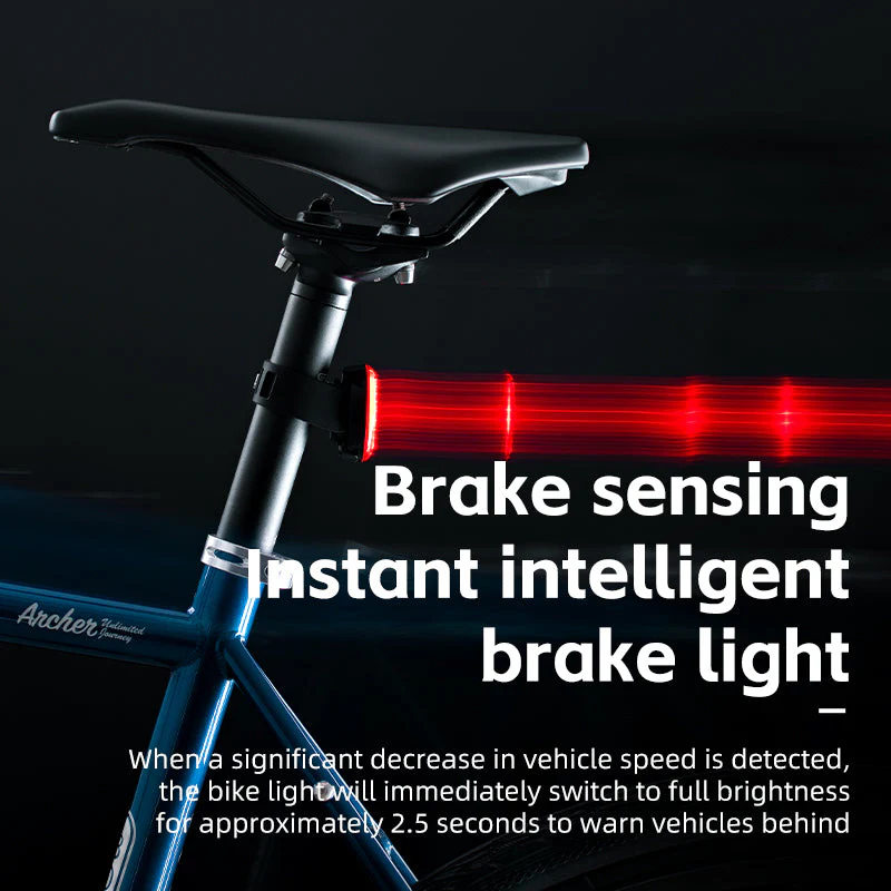 Lanterna spate pentru bicicleta ROCKBROS LT-RR100 - 24720004001 Lanterna spate pentru bicicleta ROCKBROS LT-RR100 - 24720004001