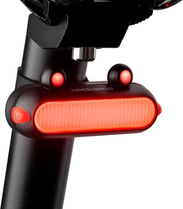 Lanterna spate pentru bicicleta ROCKBROS Frog RFL01, lumina albastra - 24520006001 Lanterna spate pentru bicicleta ROCKBROS Frog RFL01, lumina albastra - 24520006001