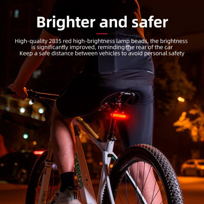 Lanterna spate pentru bicicleta ROCKBROS Frog RFL01, lumina albastra - 24520006001 Lanterna spate pentru bicicleta ROCKBROS Frog RFL01, lumina albastra - 24520006001