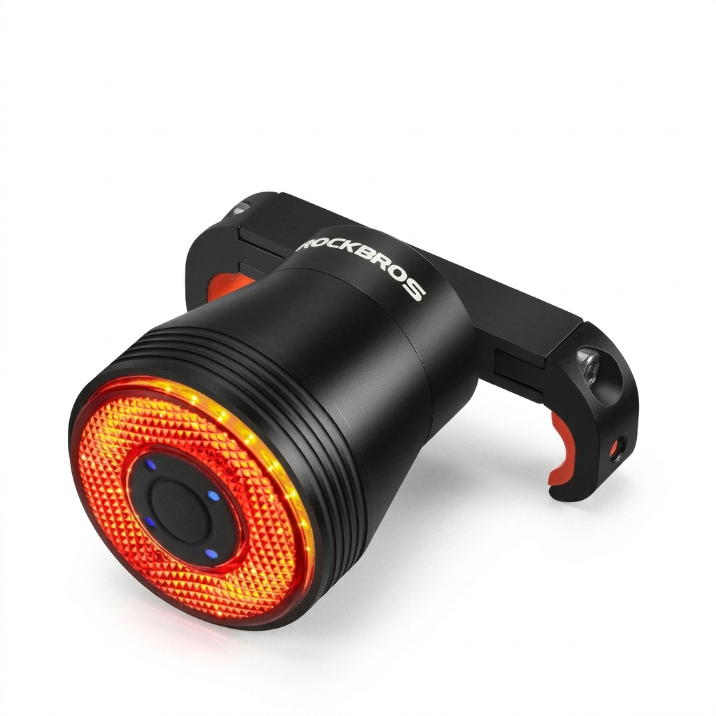 Lanterna spate pentru bicicleta ROCKBROS Q5, cu senzor de frana – TL907Q51 Lanterna spate pentru bicicleta ROCKBROS Q5, cu senzor de frana – TL907Q51