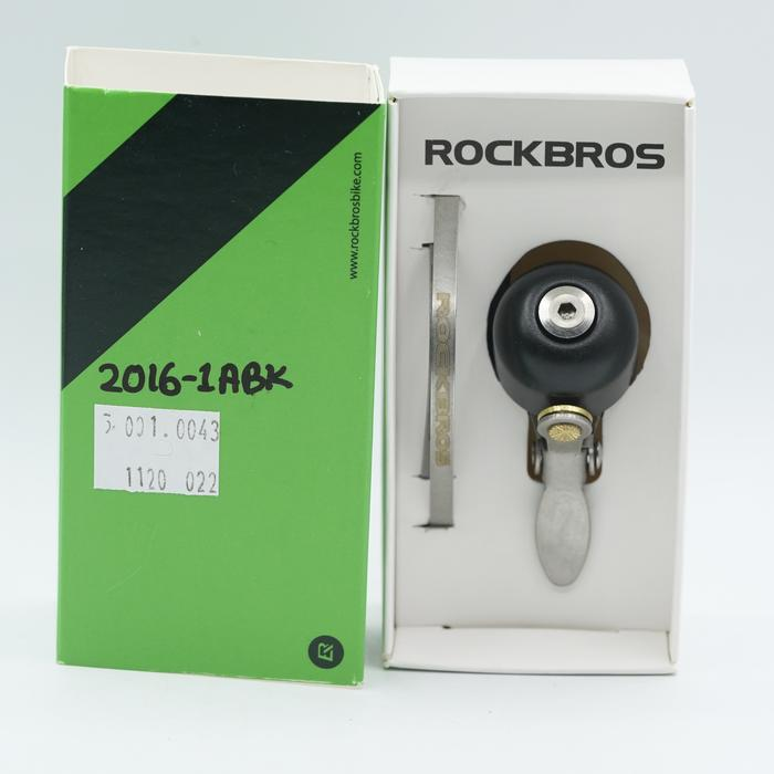 Sonerie pentru bicicleta din Otel Inoxidabil ROCKBROS, negru - 2016-1ABK Sonerie pentru bicicleta din Otel Inoxidabil ROCKBROS, negru - 2016-1ABK