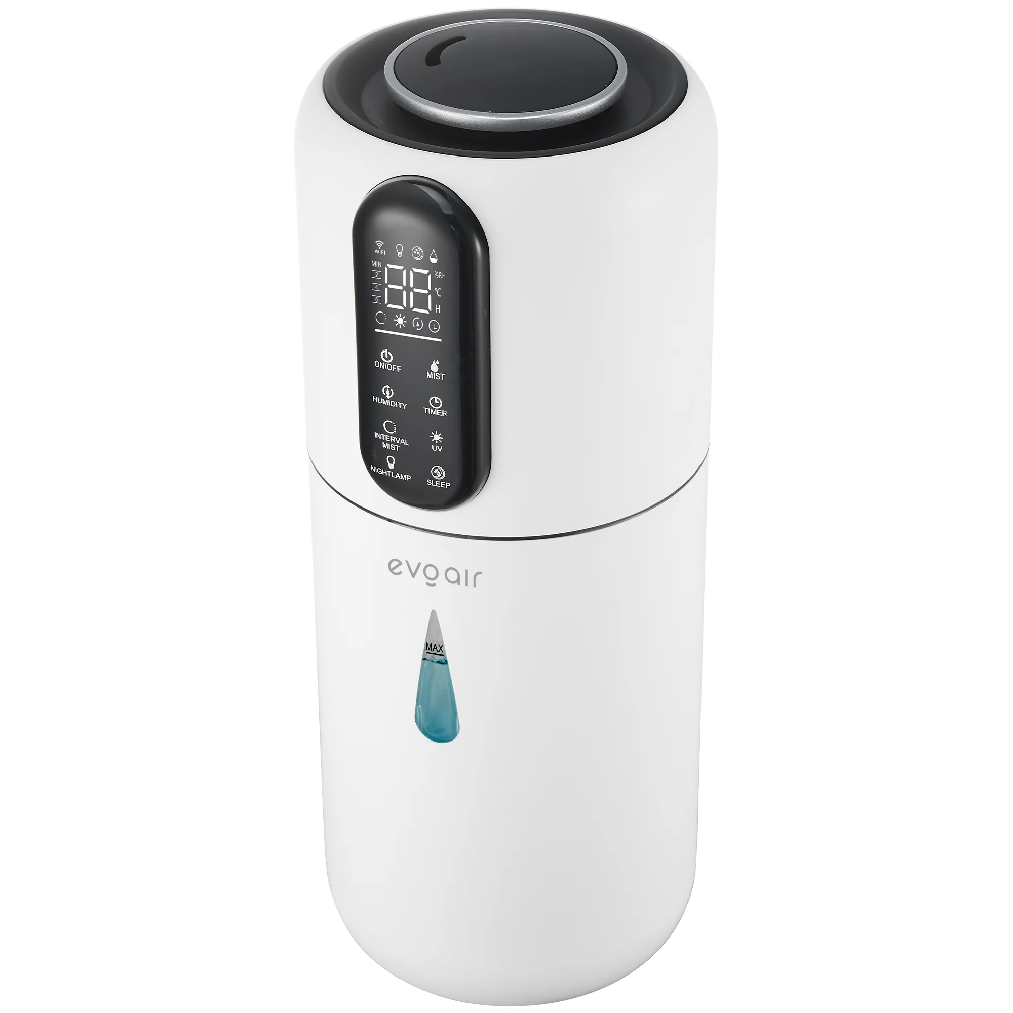 Umidificator Evoair STEAMIX 3800 Smart, Wifi, Rezervor 3.8L, Capacitate de umidificare 300ml/h Umidificator Evoair STEAMIX 3800 Smart, Wifi, Rezervor 3.8L, Capacitate de umidificare 300ml/h