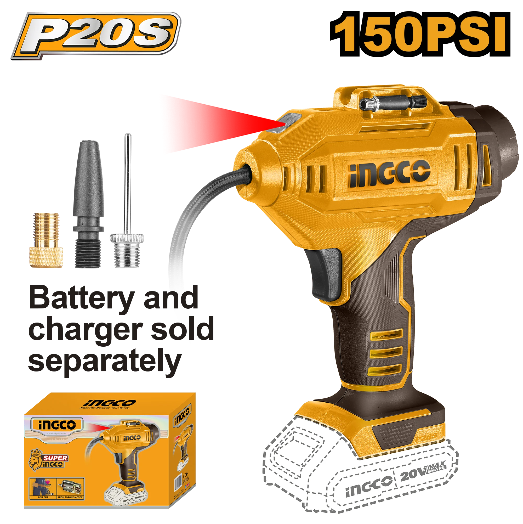 Compresor fara acumulator INGCO CACLI2018