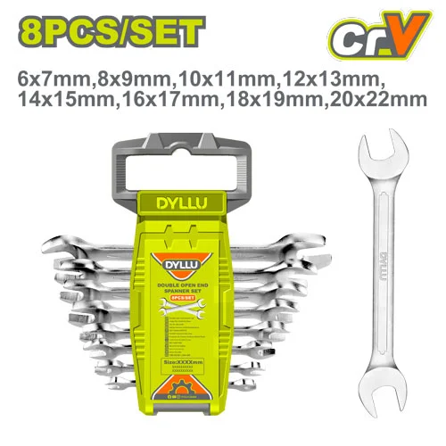 Set chei combinate fixe 8 buc 6-22mm DYLLU DTDS2208