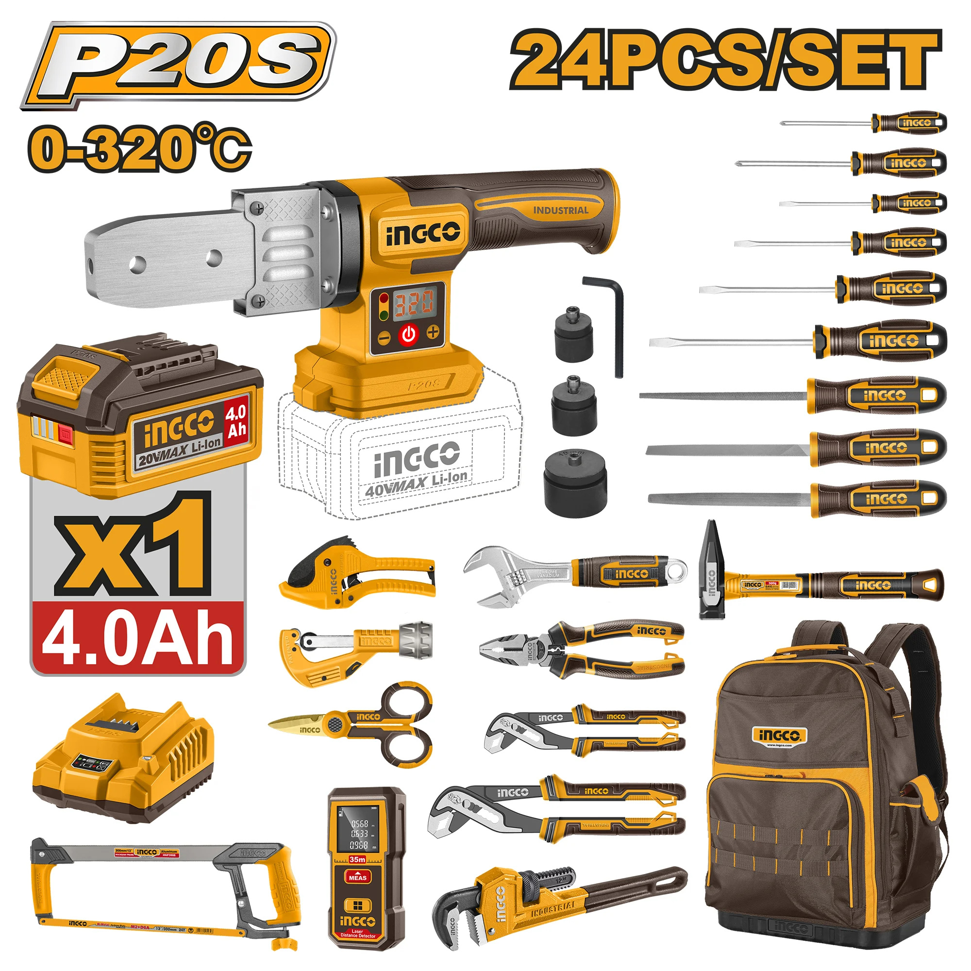 Набор инструментов 24шт INGCO COS25105 Набор инструментов 24шт INGCO COS25105