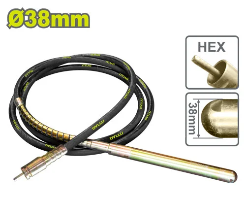 Ax cu buzdugan pentru un vibrator profund 38mmØ DYLLU DTVRP2A38 Ax cu buzdugan pentru un vibrator profund 38mmØ DYLLU DTVRP2A38