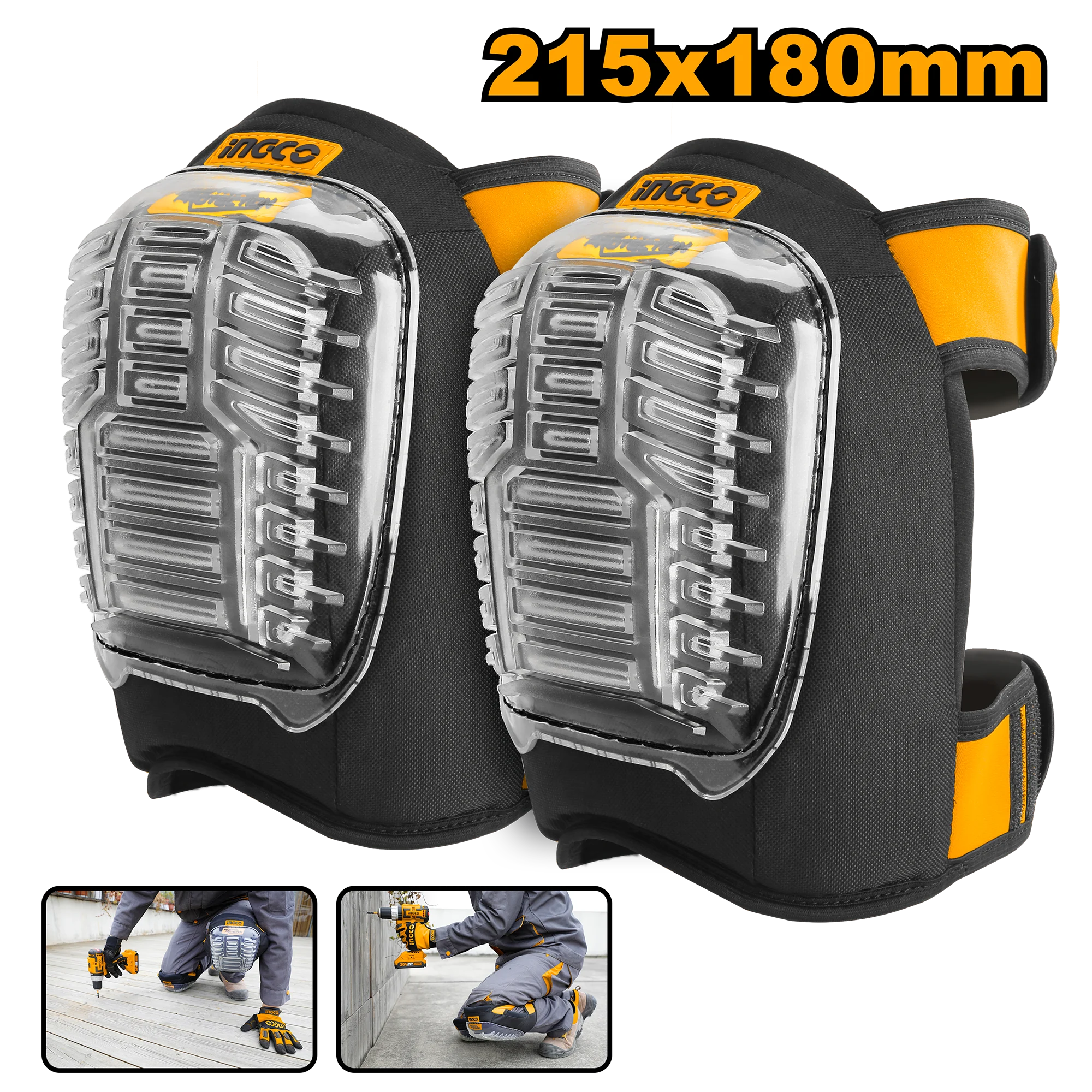 Наколенники 215х180мм INGCO HKPT0101
