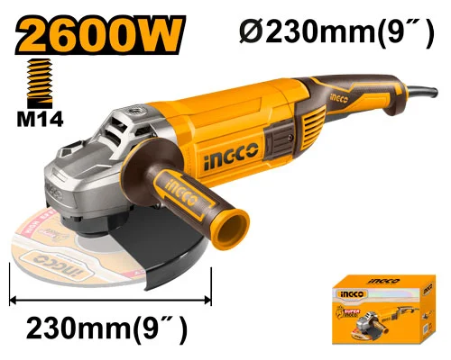 Болгарка 230мм 2600Вт INGCO INSDUTRIAL AG26008